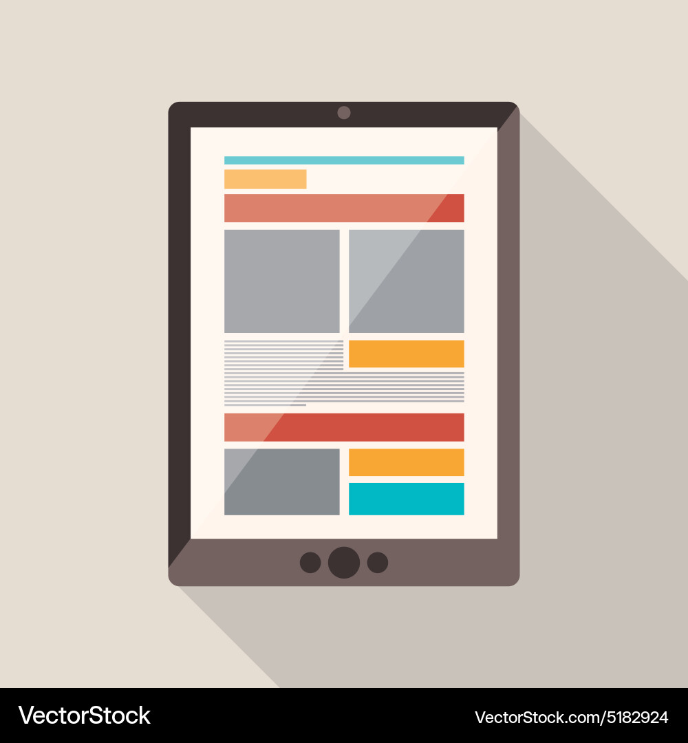 Responsive web design vector image