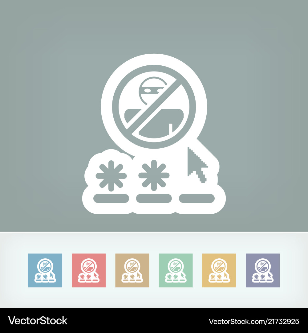 Password Access Security Concept vector image