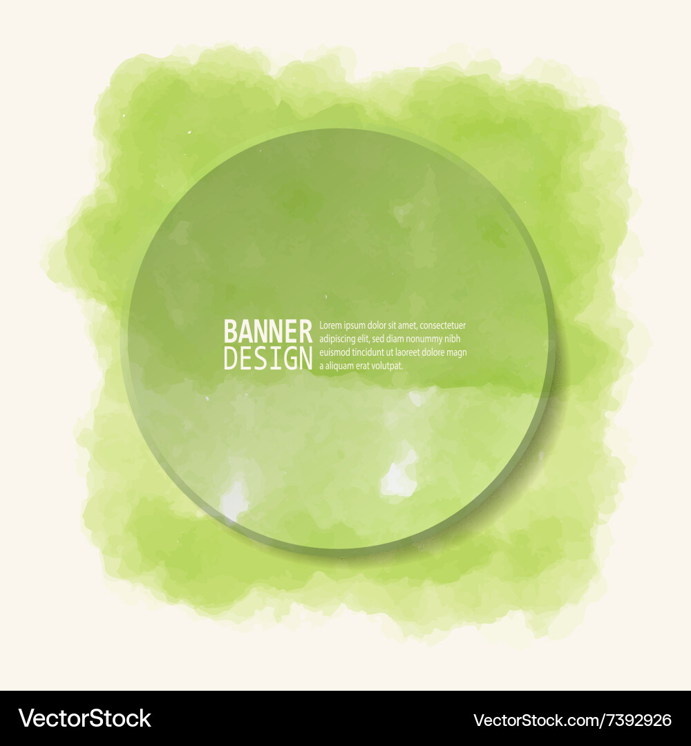 Abstract artistic background with paint element Vector Image