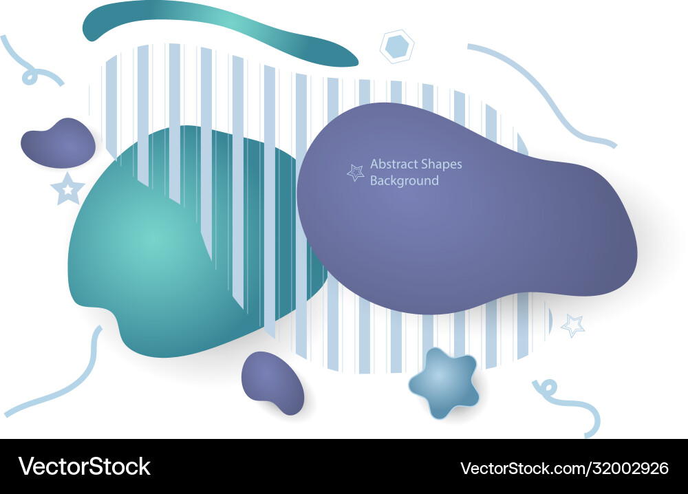 Abstract shapes dynamic background unique Abstract shapes dynamic background unique Vector Image