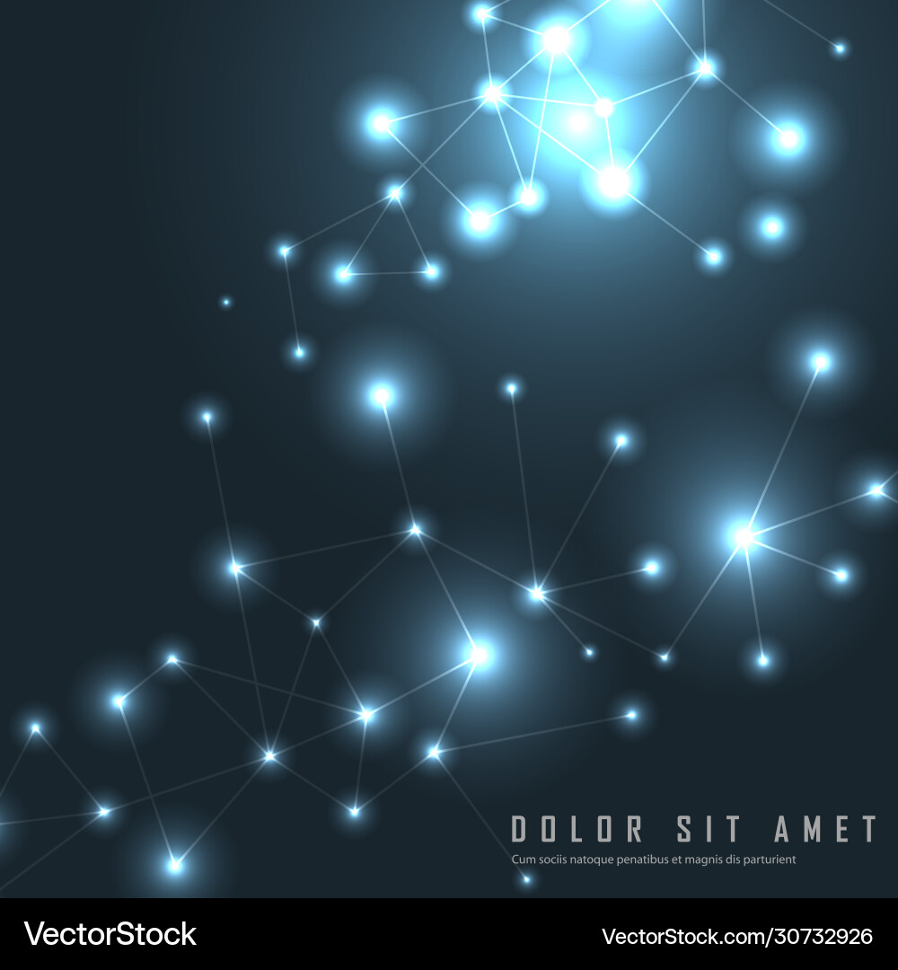 Geometric connect background lines and dots Geometric connect background lines and dots vector image