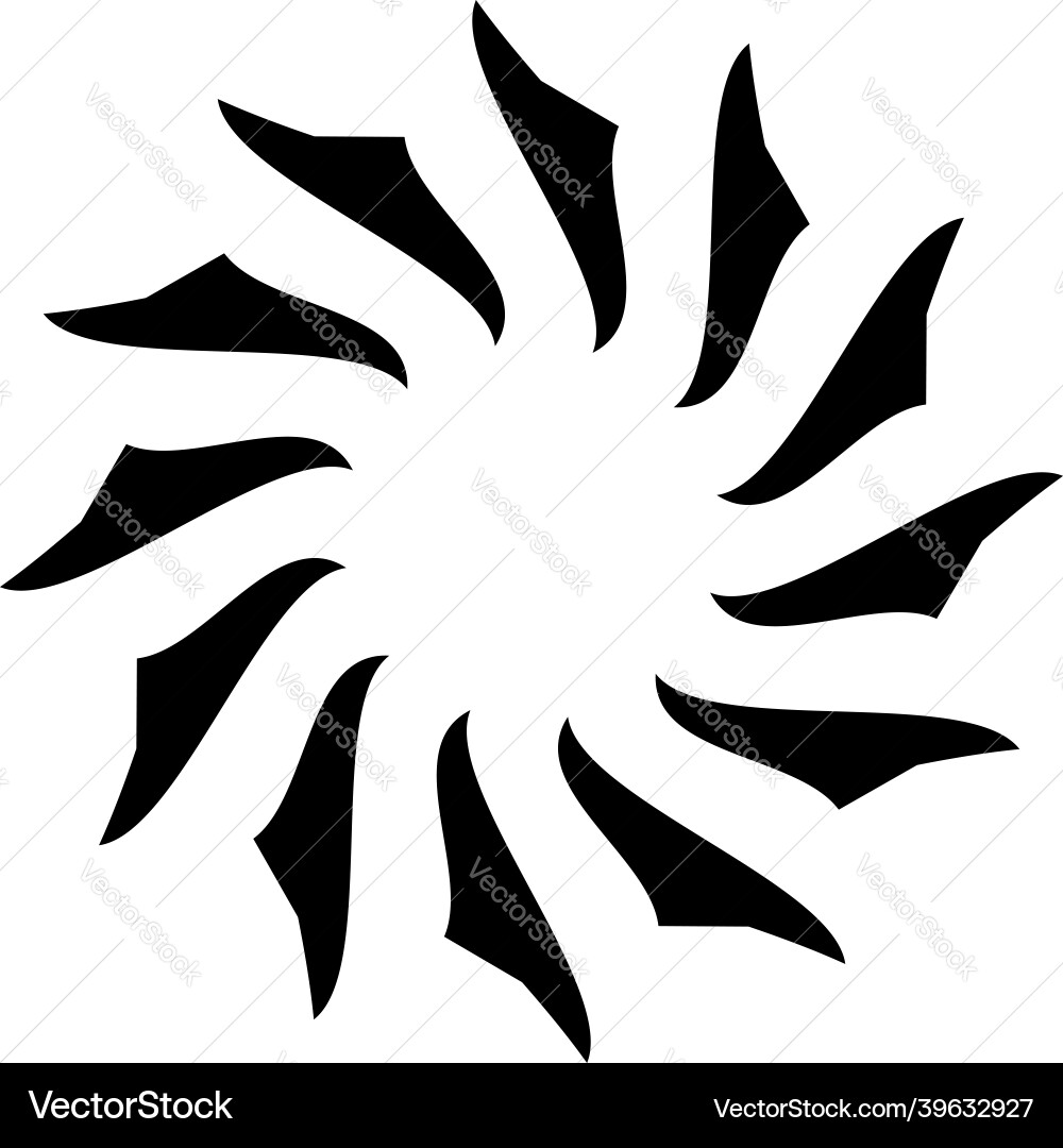 Abstract circular drawing amorphous nonfigurative Abstract circular drawing amorphous nonfigurative vector image