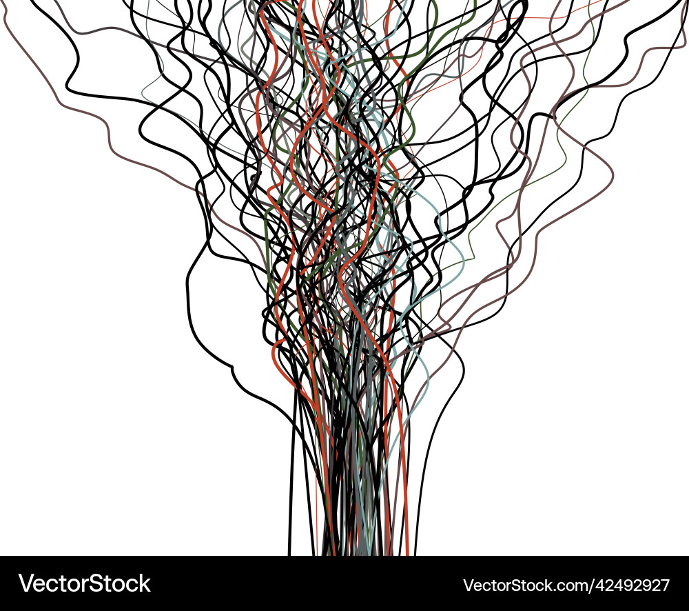 Abstract stream information with line array Abstract stream information with line array vector image