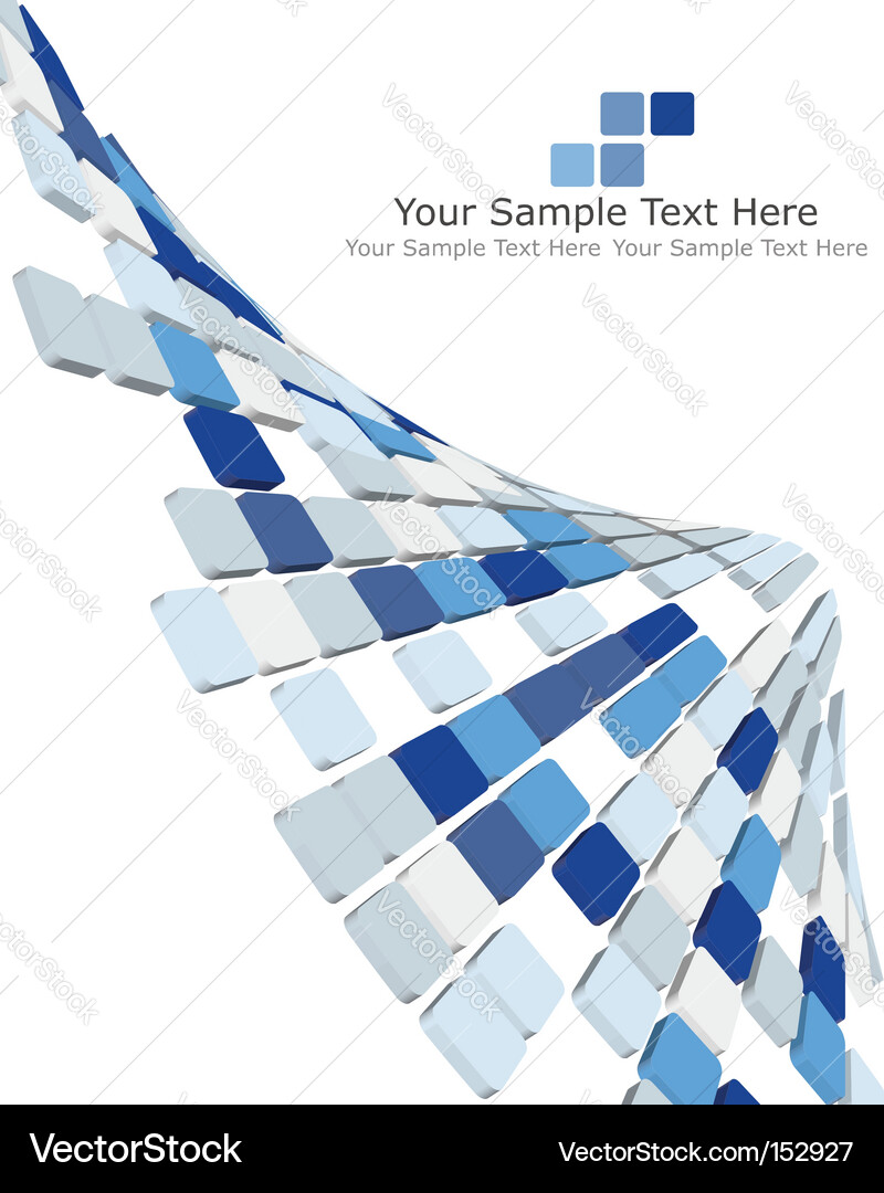 Checked background vector image