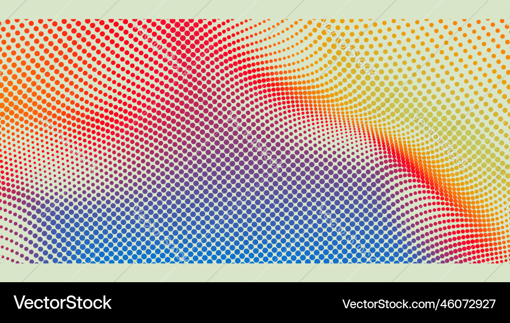 Dynamic Halftone Gradient Background vector image