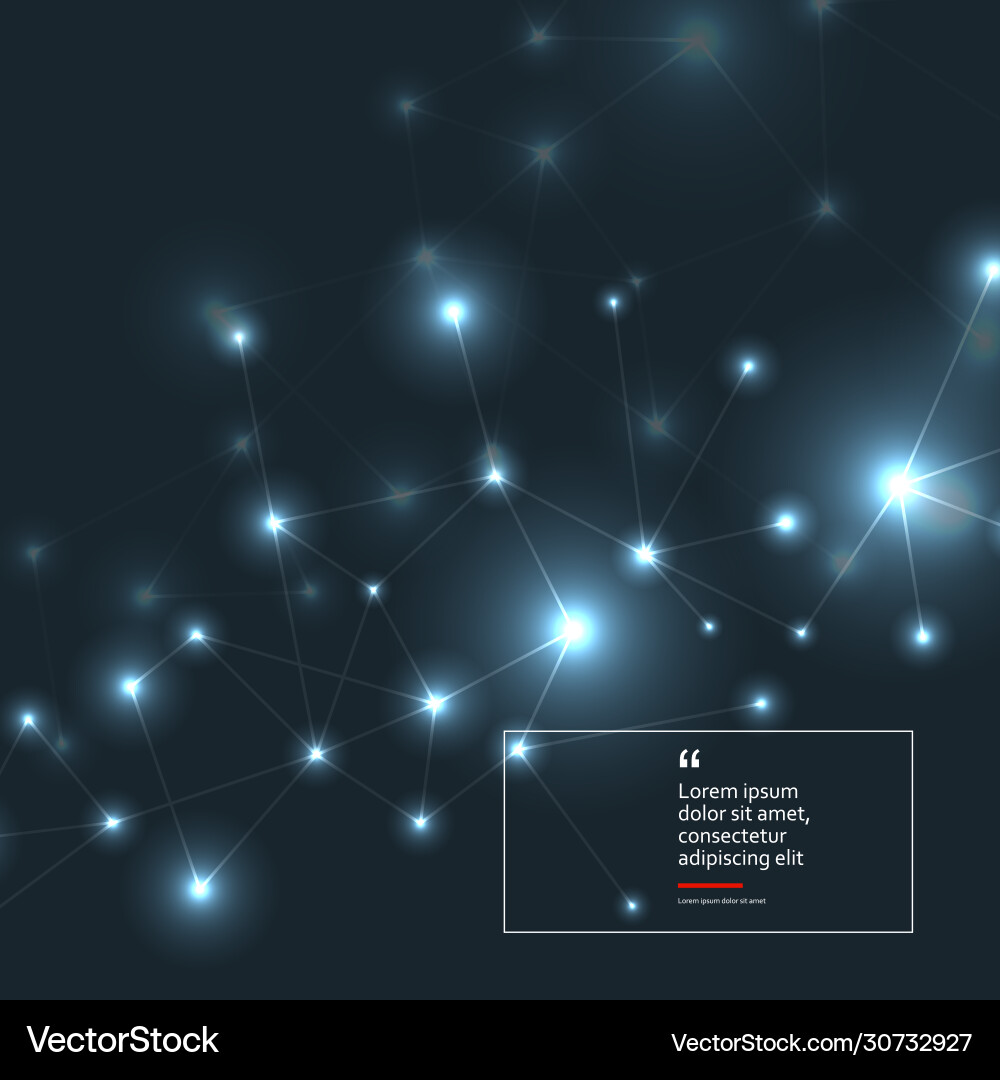 Geometric connect background lines and dots Geometric connect background lines and dots vector image