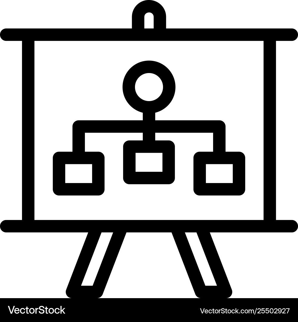 Graph presentation Vector Image