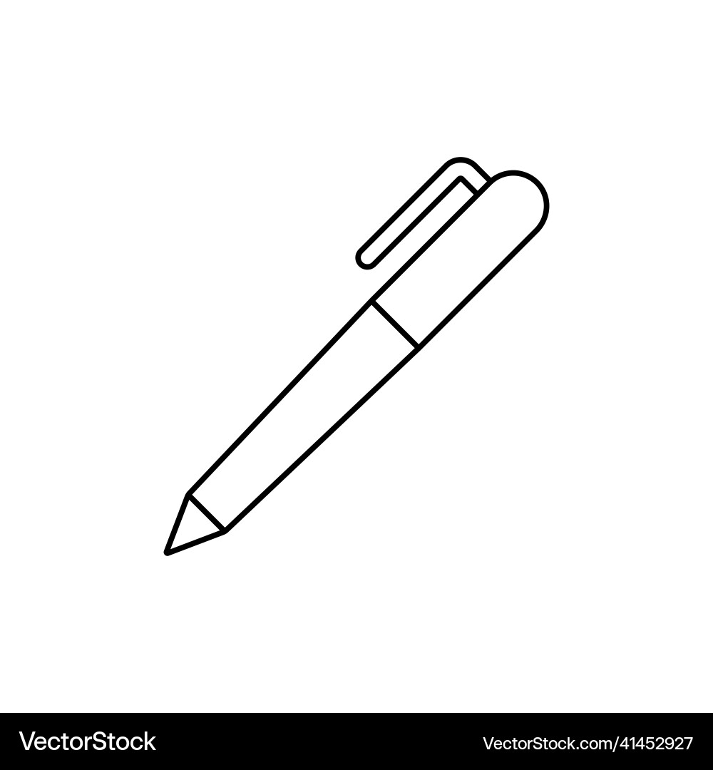 Pen line icon Pen line icon vector image