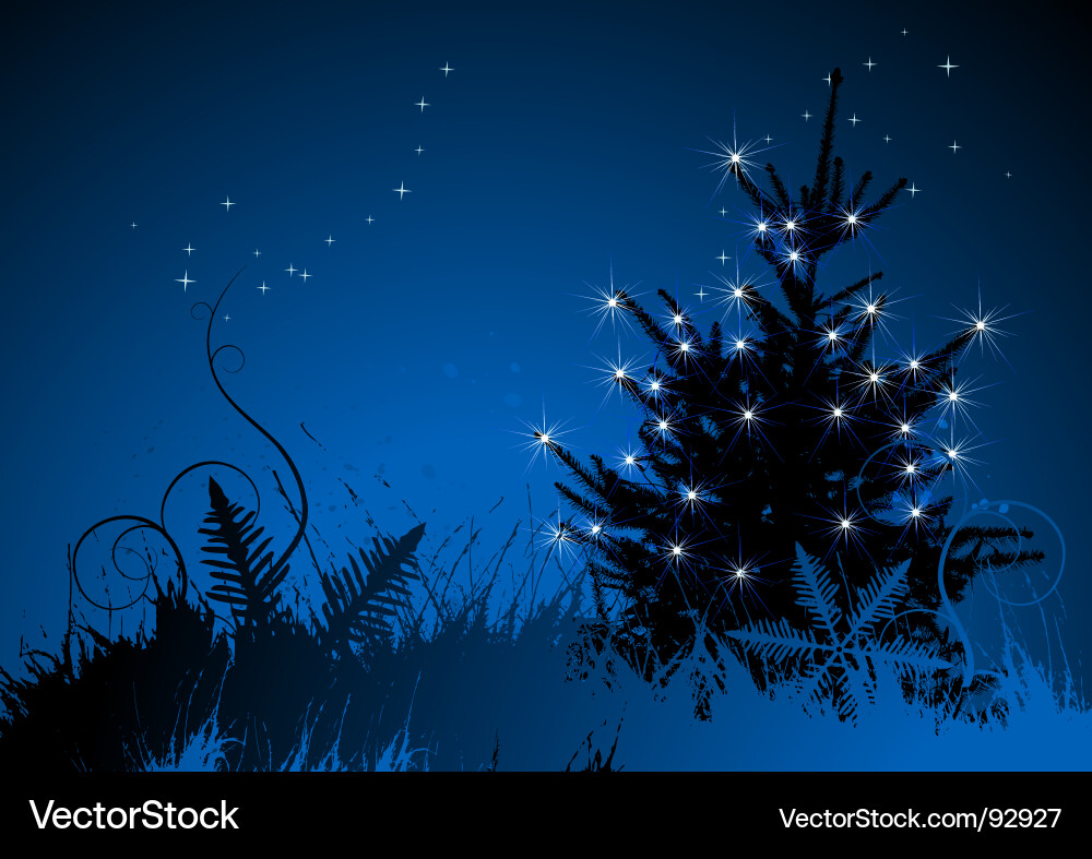Sparkling Christmas Background – Free Vector | VectorStock