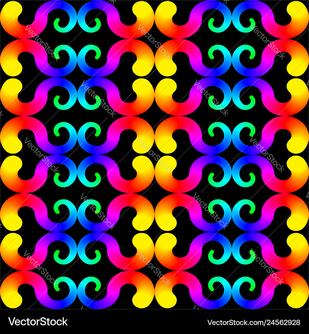 Abstract seamless pattern with rainbow color Abstract seamless pattern with rainbow color Vector Image