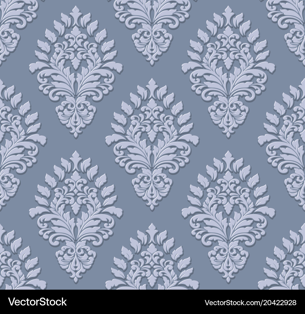 Damask Pattern Background vector image
