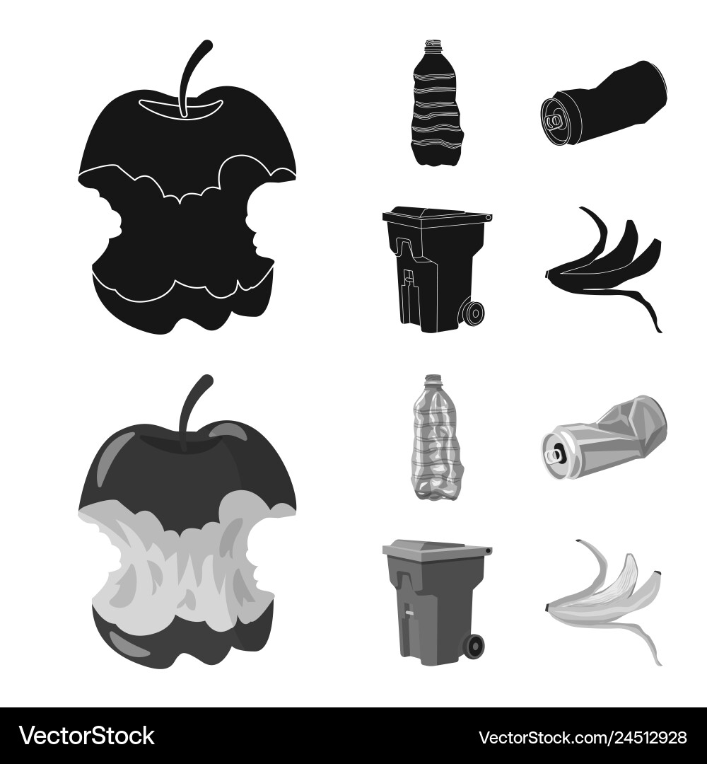 Dump and sort logo set Vector Image