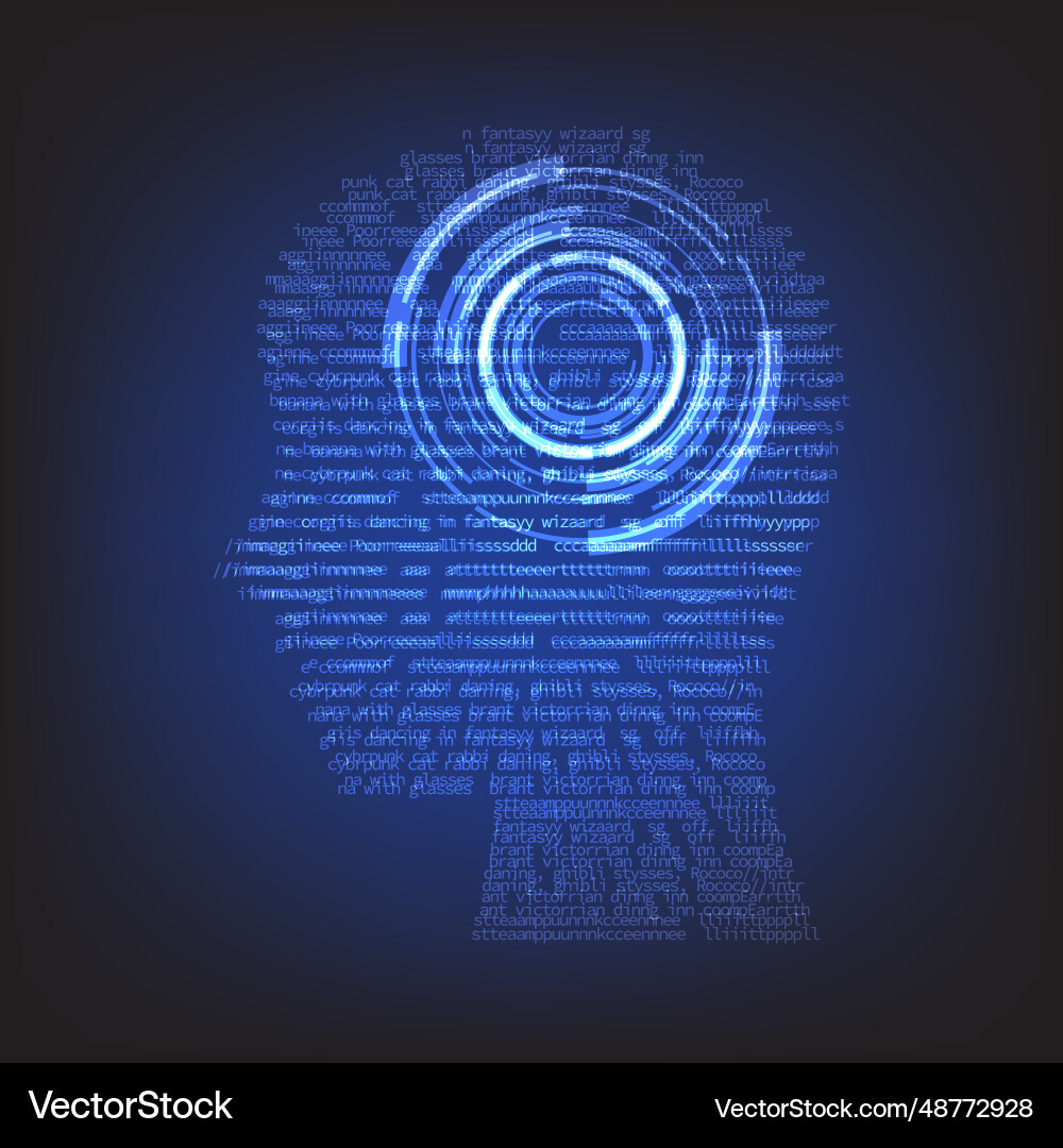 Futuristic ai prompt machine learning concept Futuristic ai prompt machine learning concept vector image