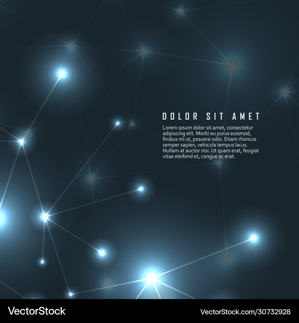 Geometric connect background lines and dots Geometric connect background lines and dots vector image