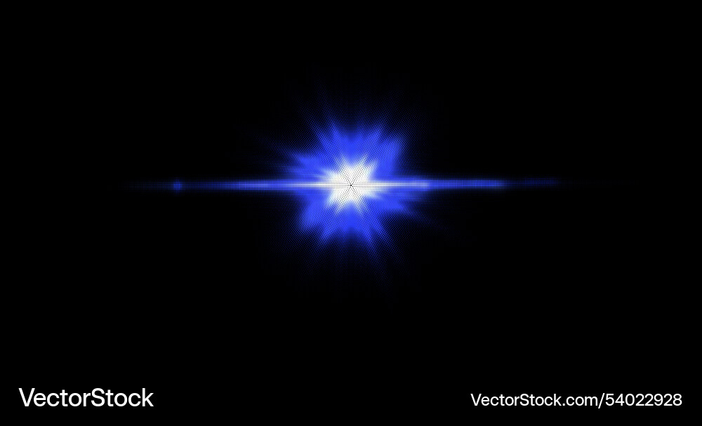 Mosaic image of light source from hexagons Mosaic image of light source from hexagons vector image