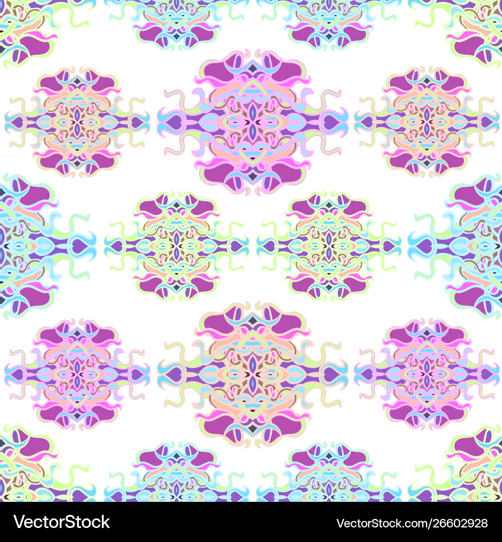 Seamless pattern with colorful abstract shape Seamless pattern with colorful abstract shape vector image