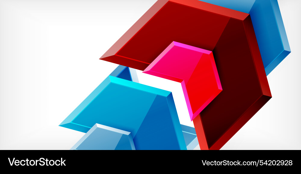 Technology dynamic arrow geometric background Vector Image