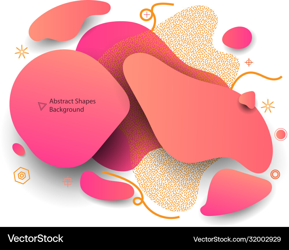 Abstract shapes dynamic concept background Abstract shapes dynamic concept background vector image
