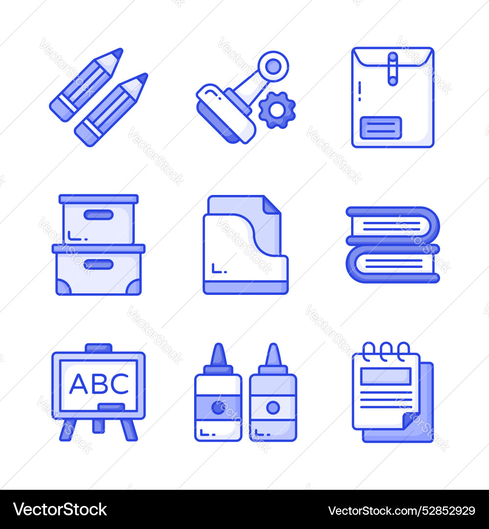 Offering an array of meticulously crafted tools vector image