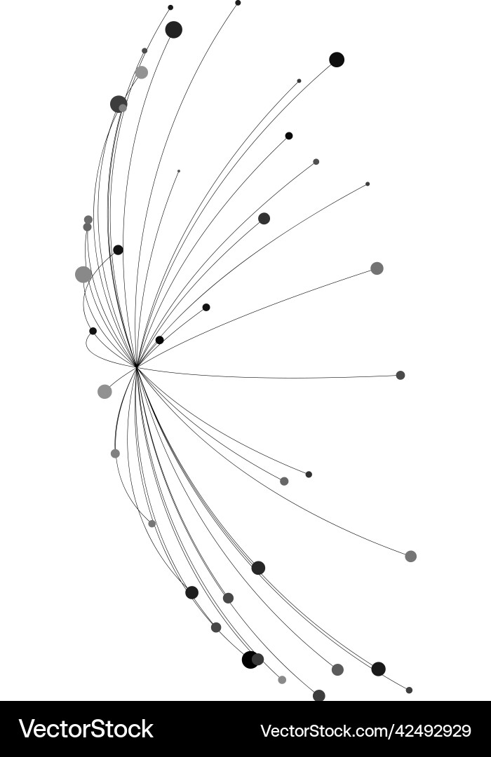 Point and curve constructed the sphere wire frame Point and curve constructed the sphere wire frame Vector Image