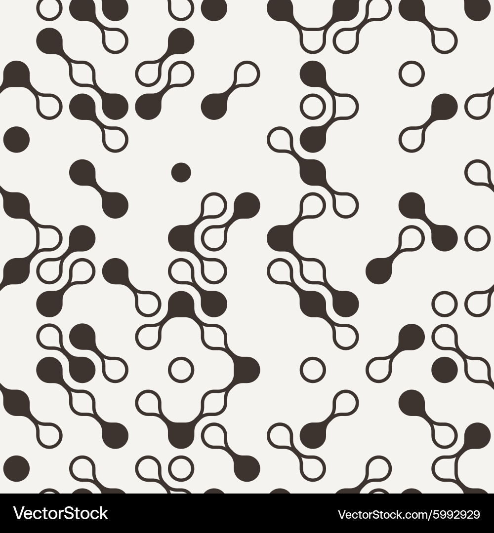 Seamless pattern in the style vector image
