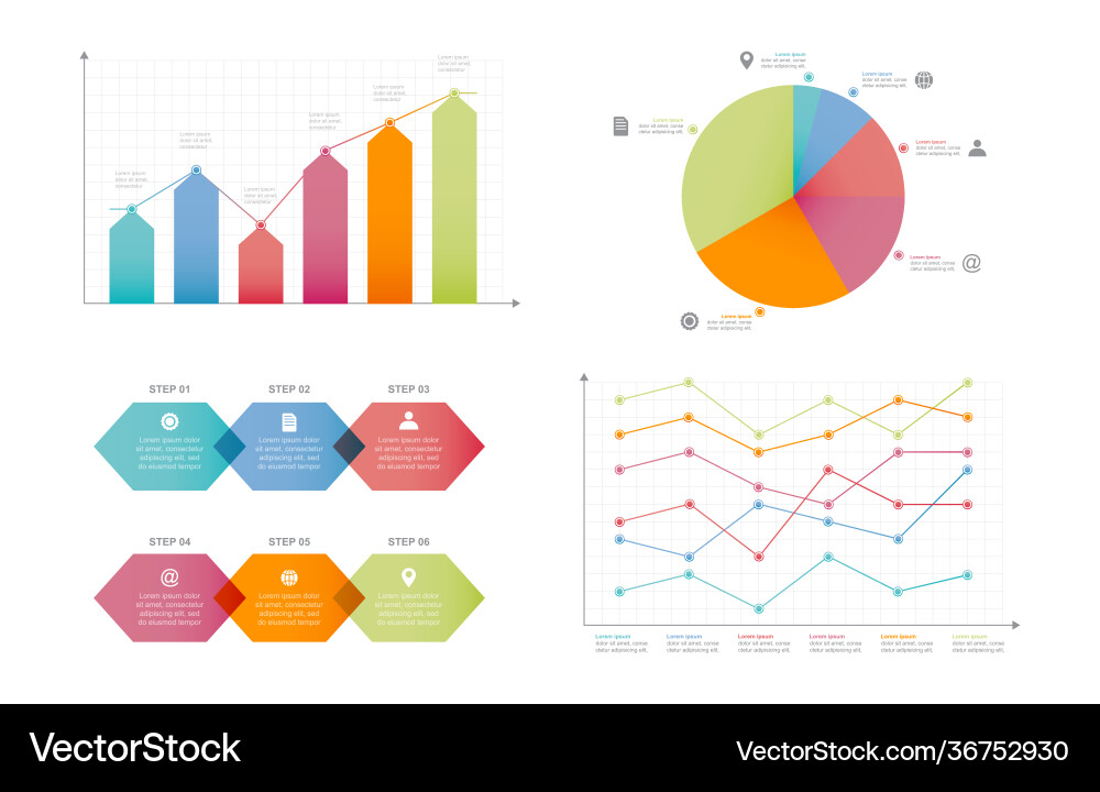 Bar chart graph diagram statistical business Bar chart graph diagram statistical business vector image