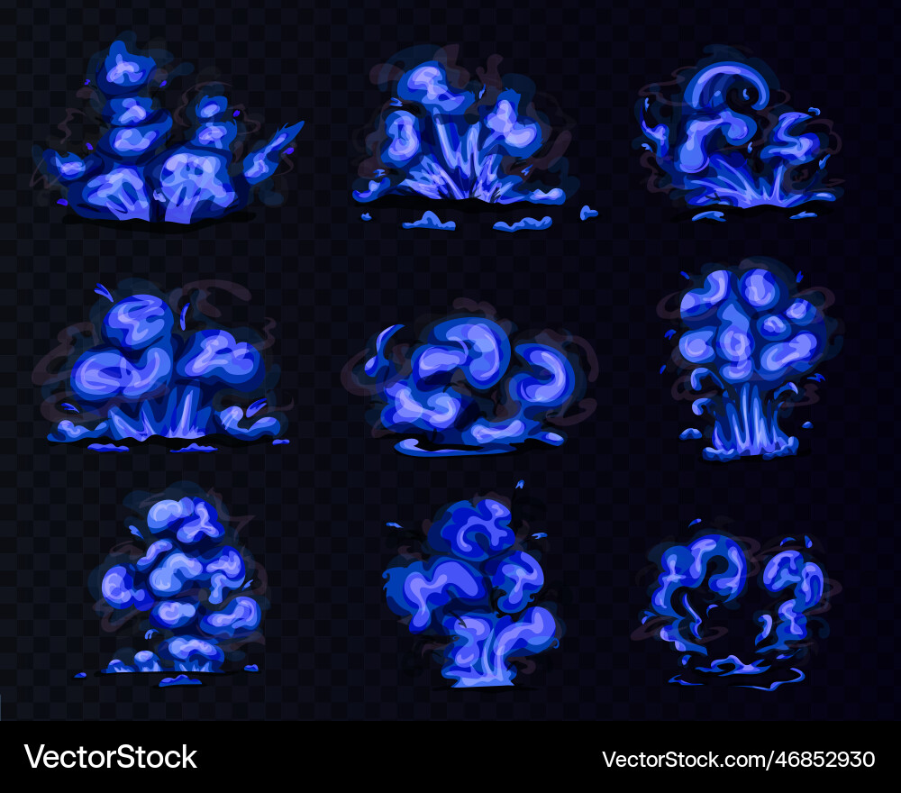 Fire explosion ui animation Fire explosion ui animation vector image
