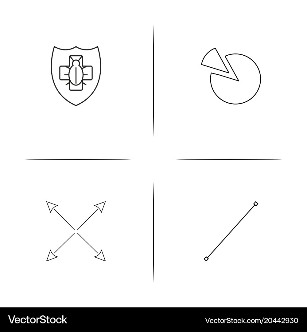 Web und Text einfache lineare Icon setsimple Umriss vektorbild