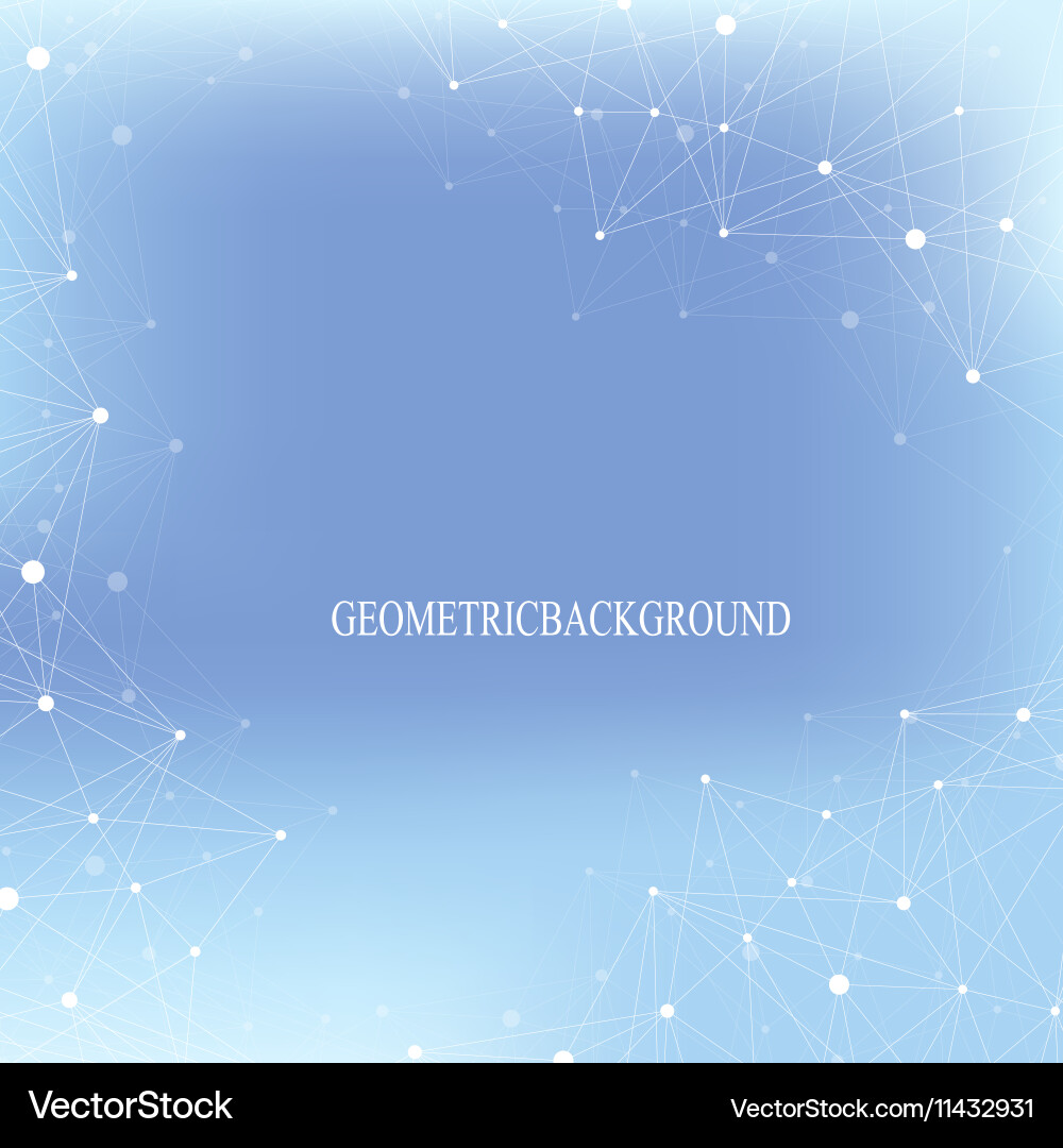 Abstract Network Background vector image