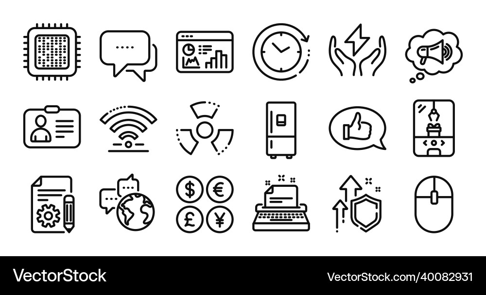 Chemical hazard documentation and safe energy Vector Image