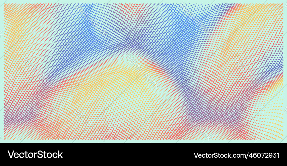 Convex Grid Surface - Vibrant Texture vector image