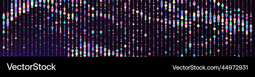 Genomic Data Visualization vector image