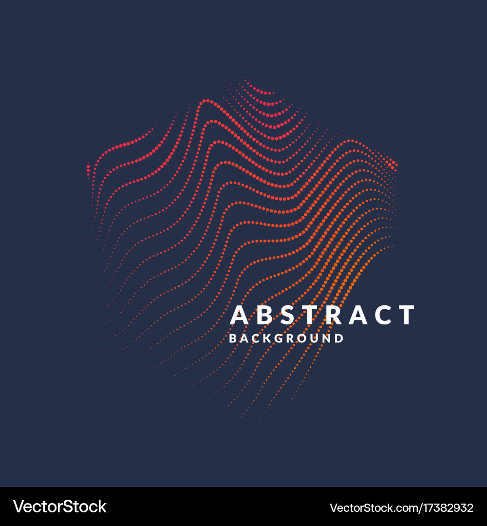 Abstract background with a colored dynamic Vector Image