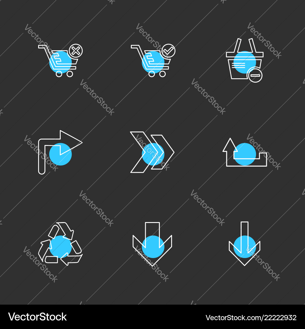 Arrows directions pointer arrow user vector image