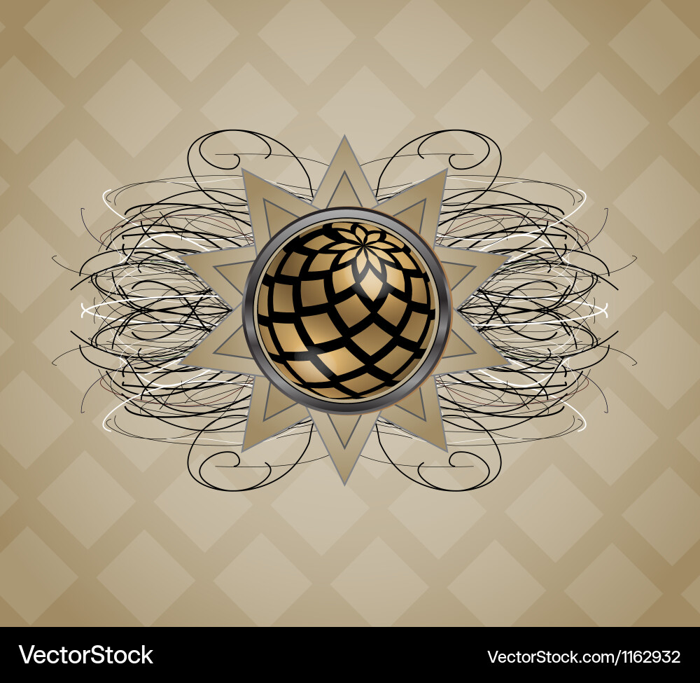 Background with abstraction Vector Image