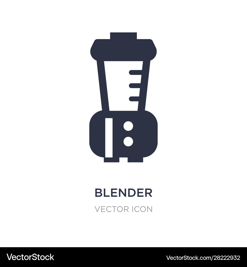 Blender icon on white background simple element vector image