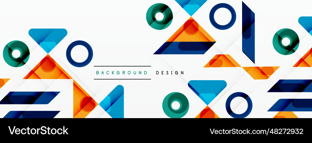 Circle minimal abstract background design Circle minimal abstract background design Vector Image