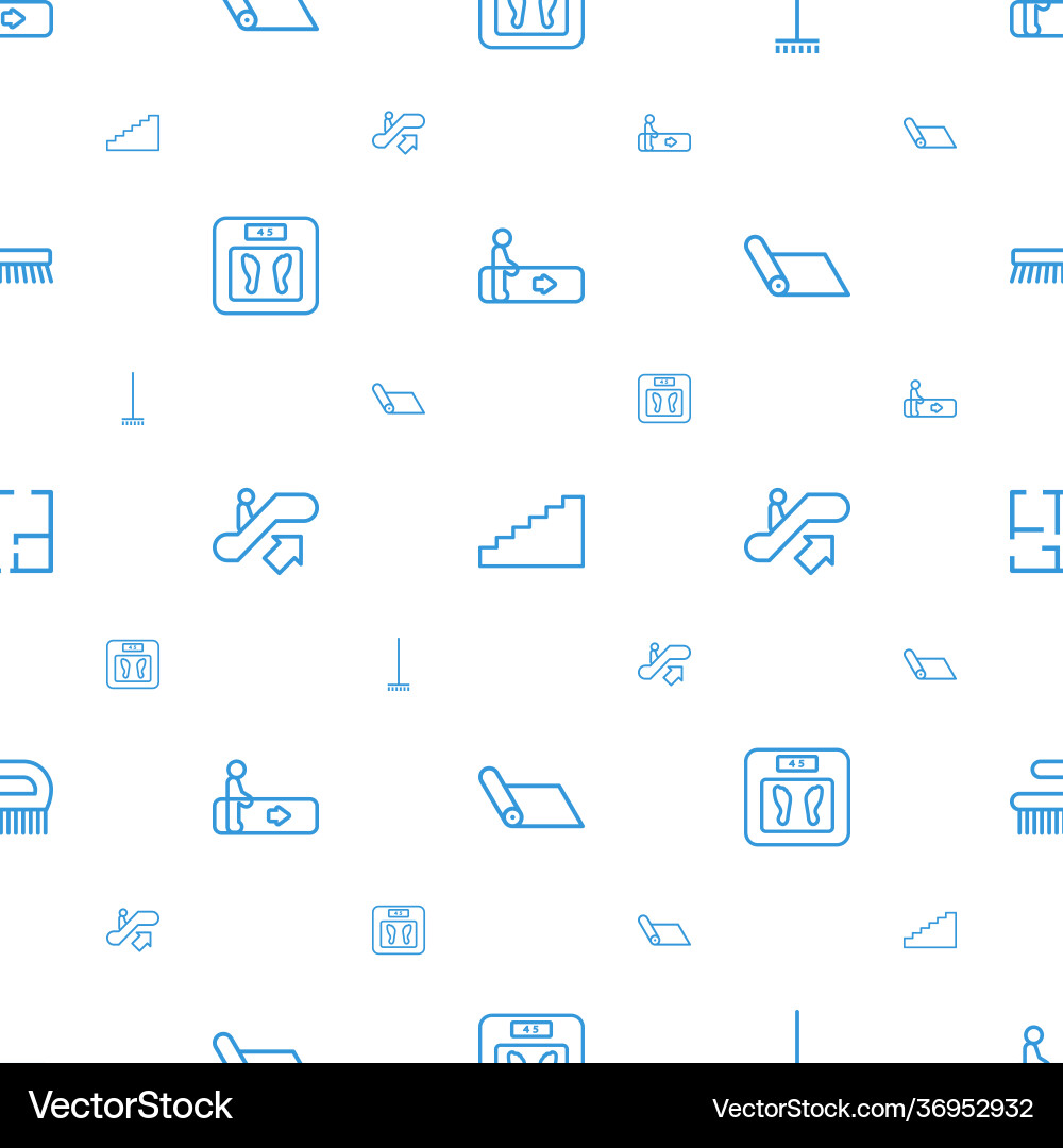 Floor icons pattern seamless white background Vector Image
