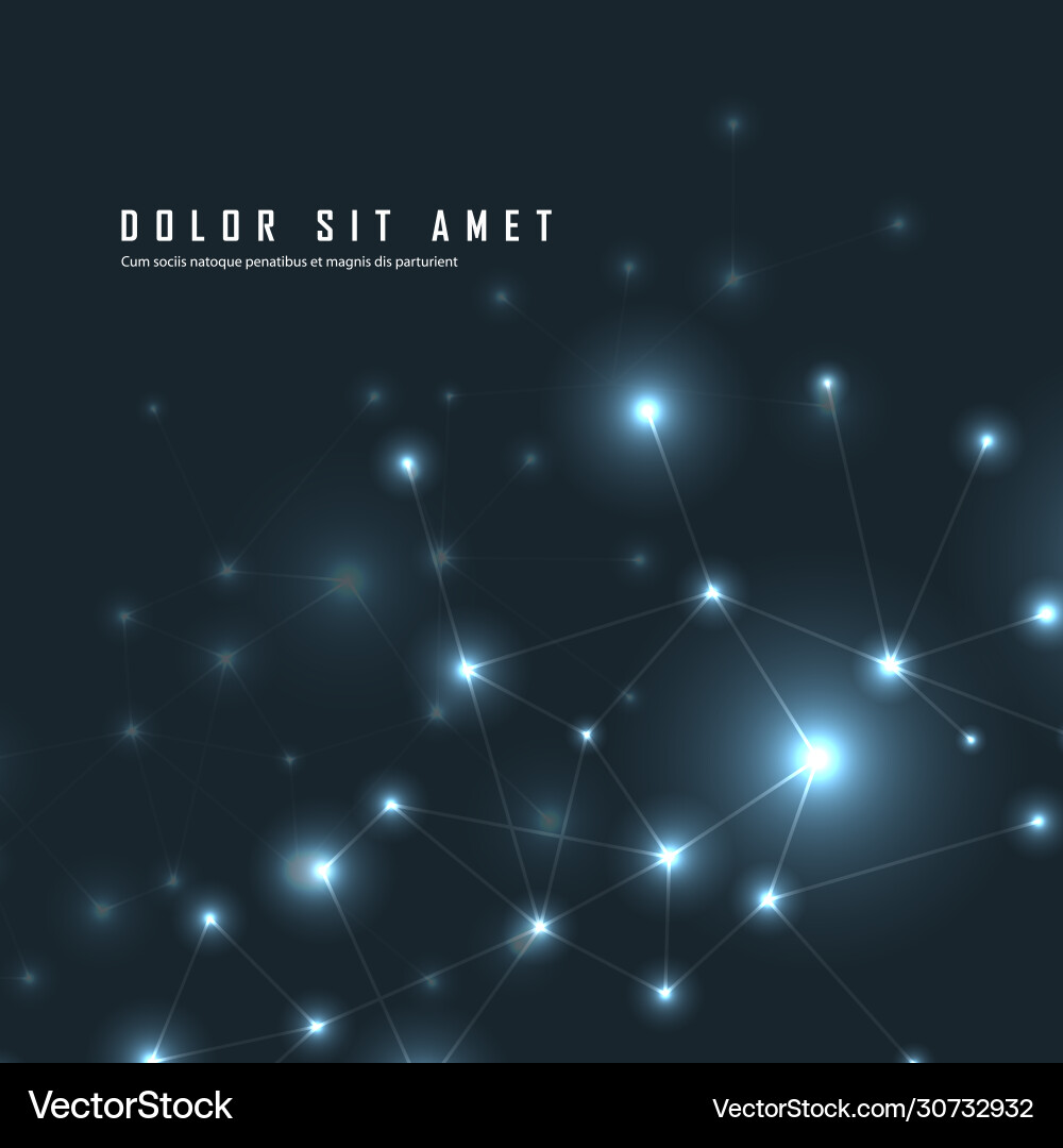Geometric connect background lines and dots Geometric connect background lines and dots vector image