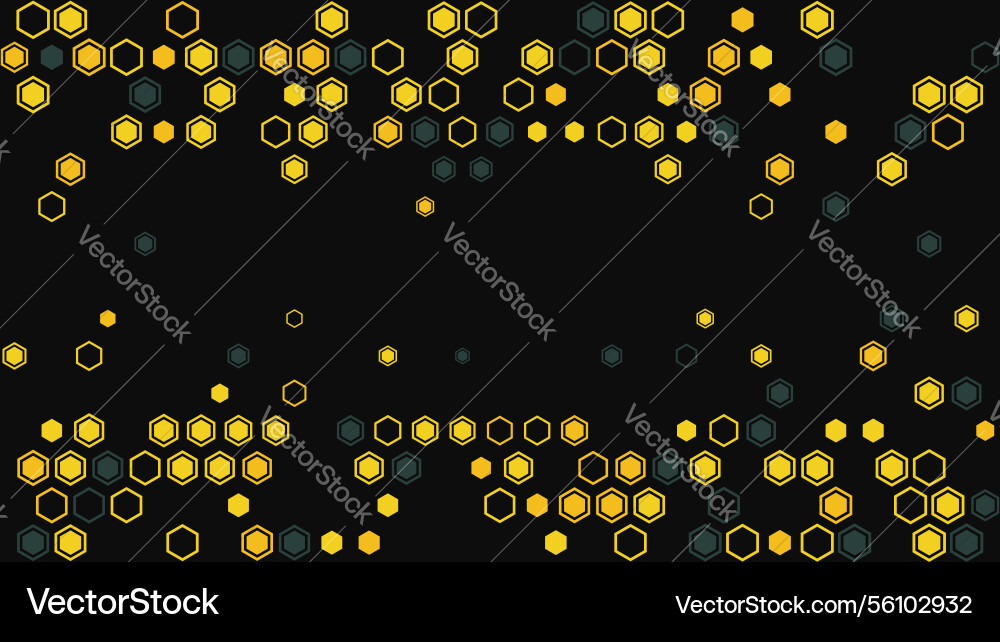 Geometric pattern with hexagons Geometric pattern with hexagons vector image