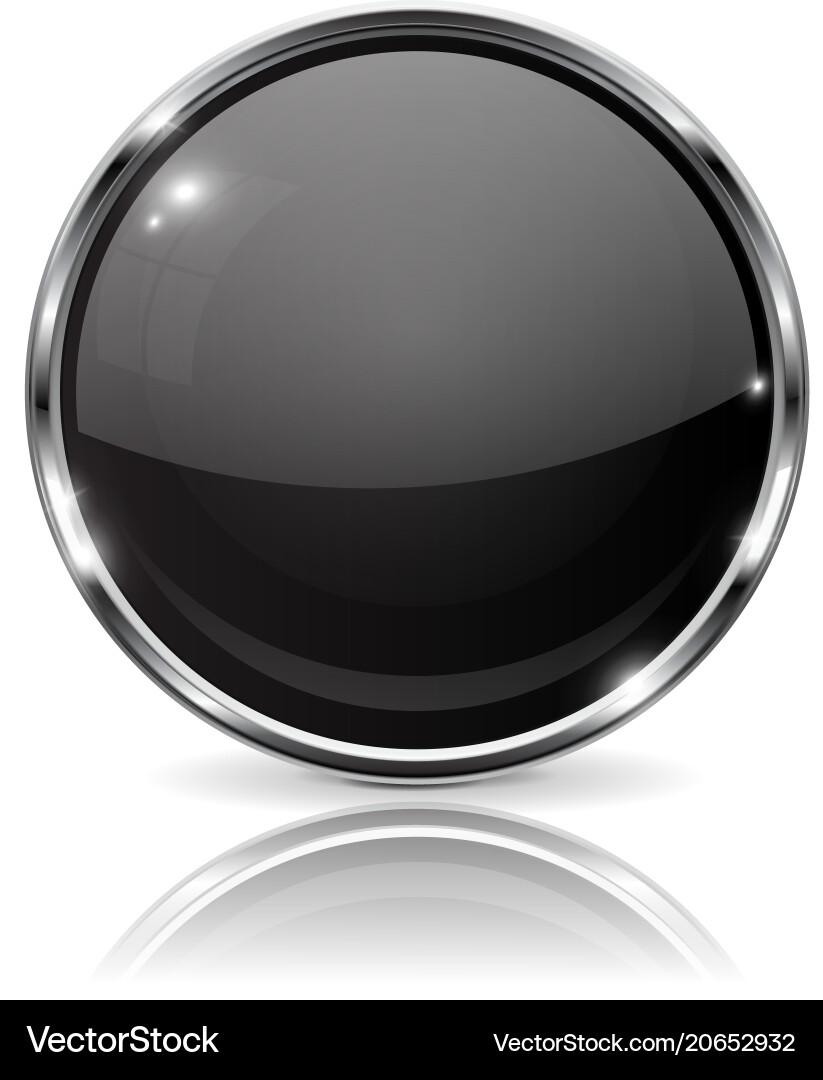 Round black glass discount