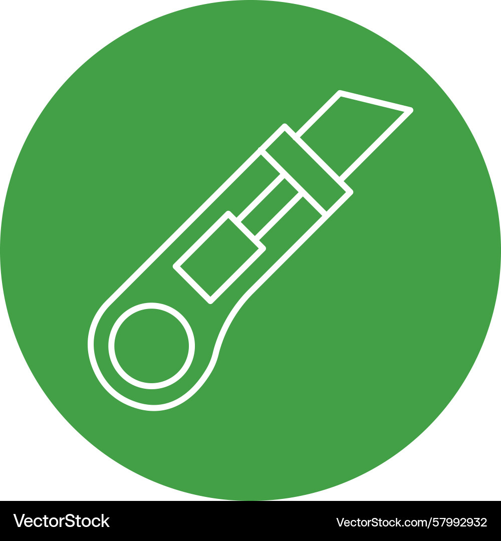 Multi-Circle Cutter Line Vector Image