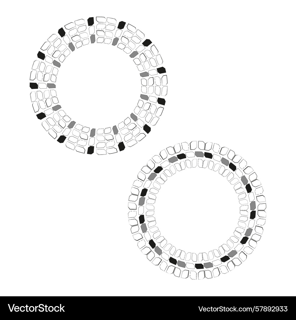 Circular interface display futuristic hud element Circular interface display futuristic hud element Vector Image