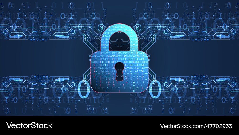 Data security cyber or information privacy Data security cyber or information privacy Vector Image
