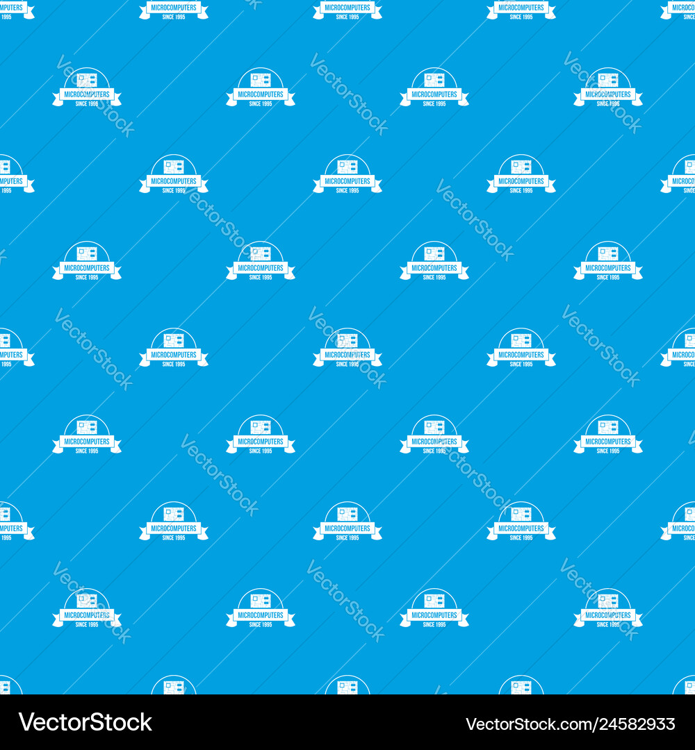 Microchip Circuit Pattern vector image