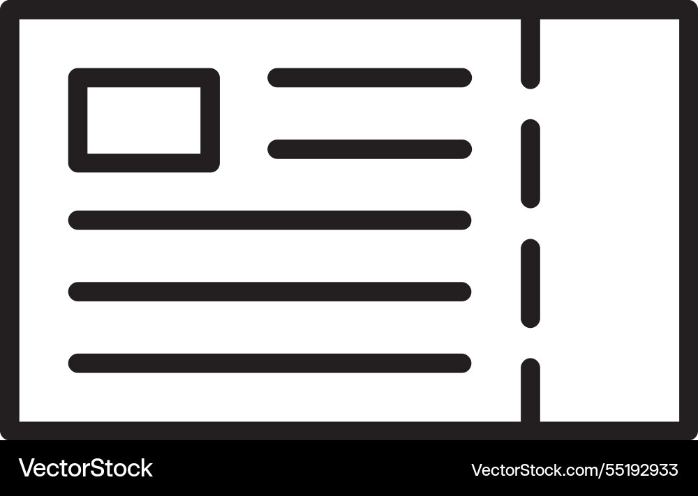 Pass line icon design Vector Image
