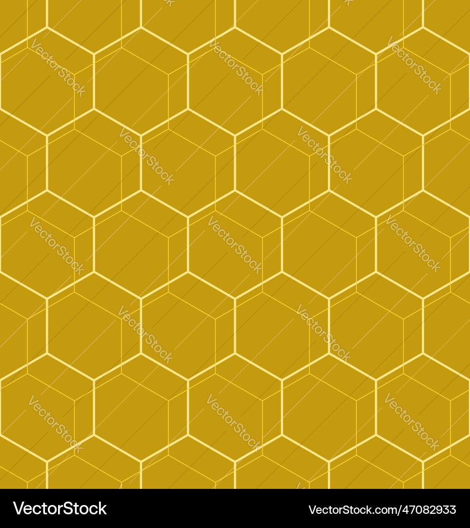 Seamless abstract pattern with hexagonal Seamless abstract pattern with hexagonal Vector Image