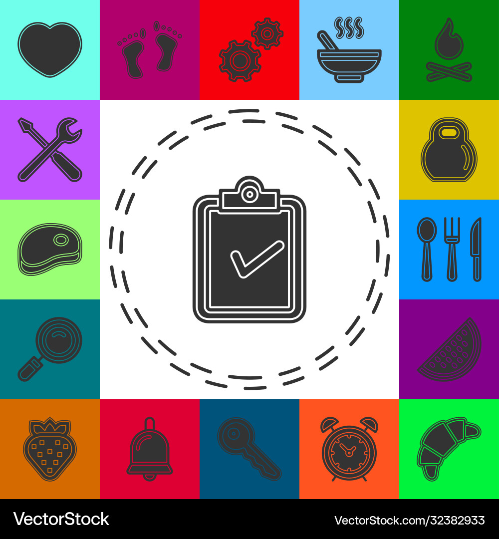Validation concept icon simple element Validation concept icon simple element vector image
