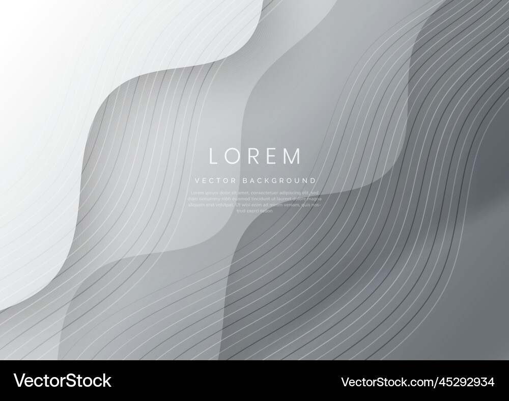 Abstract gray wavy background with lines curved Abstract gray wavy background with lines curved vector image
