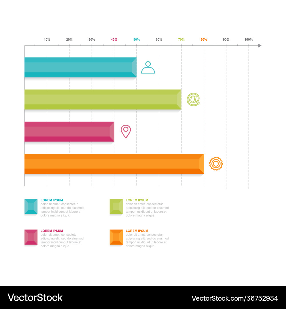 Bar chart graph diagram statistical business Bar chart graph diagram statistical business vector image